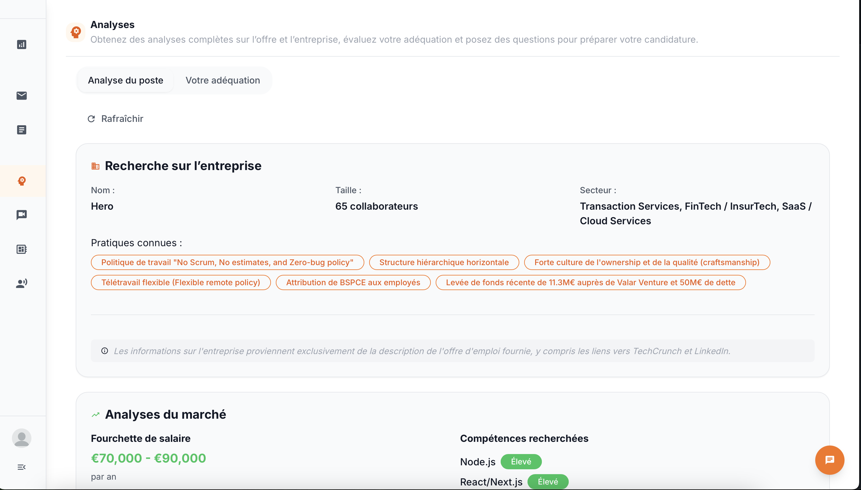 Analyses et insights détaillés